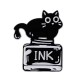 Odznak kočka na inkoustu| Kočky