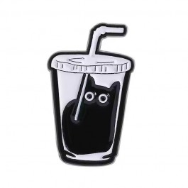 Odznak kočka v kelímku | Kočky
