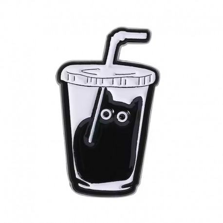 Odznak kočka v kelímku | Kočky