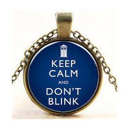 Přívěsek Keep calm and don´t blink | Doctor Who