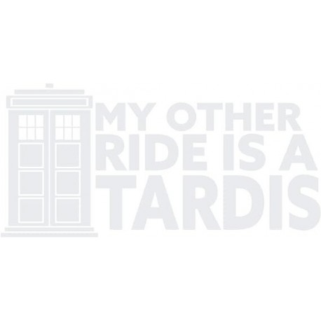 Samolepka My other ride is a TARDIS | Doctor Who